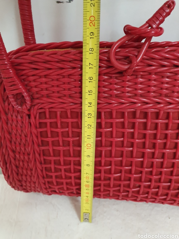 Vintage: Bolso a&ntilde;os 70 pl&aacute;stico duro - Foto 4