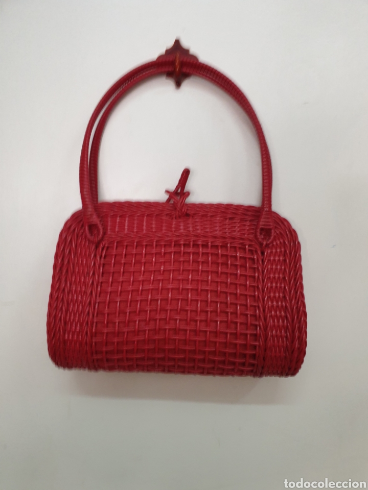 Vintage: Bolso a&ntilde;os 70 pl&aacute;stico duro - Foto 1