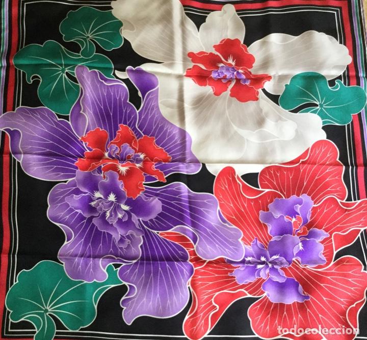 Vintage: PA&Ntilde;UELO DE SEDA VINTAGE LEONARD PARIS - Foto 11