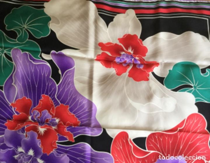 Vintage: PA&Ntilde;UELO DE SEDA VINTAGE LEONARD PARIS - Foto 12