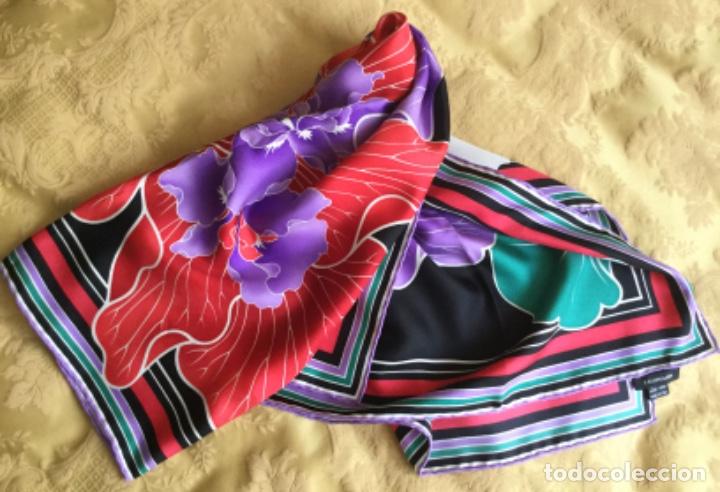 Vintage: PA&Ntilde;UELO DE SEDA VINTAGE LEONARD PARIS - Foto 10