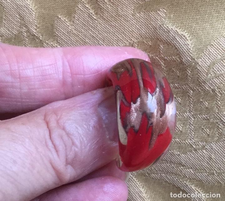 Vintage: ANILLO DE CRISTAL DE MURANO - Foto 1