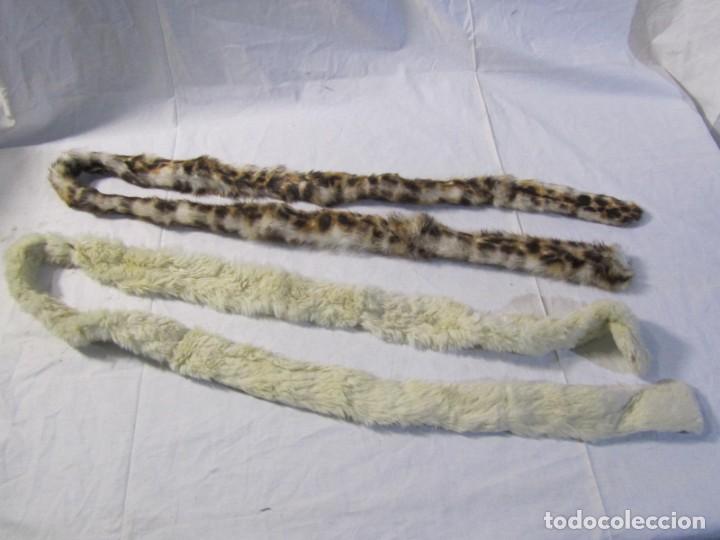 Vintage: 2 colas de piel largas 165 cm - Foto 7
