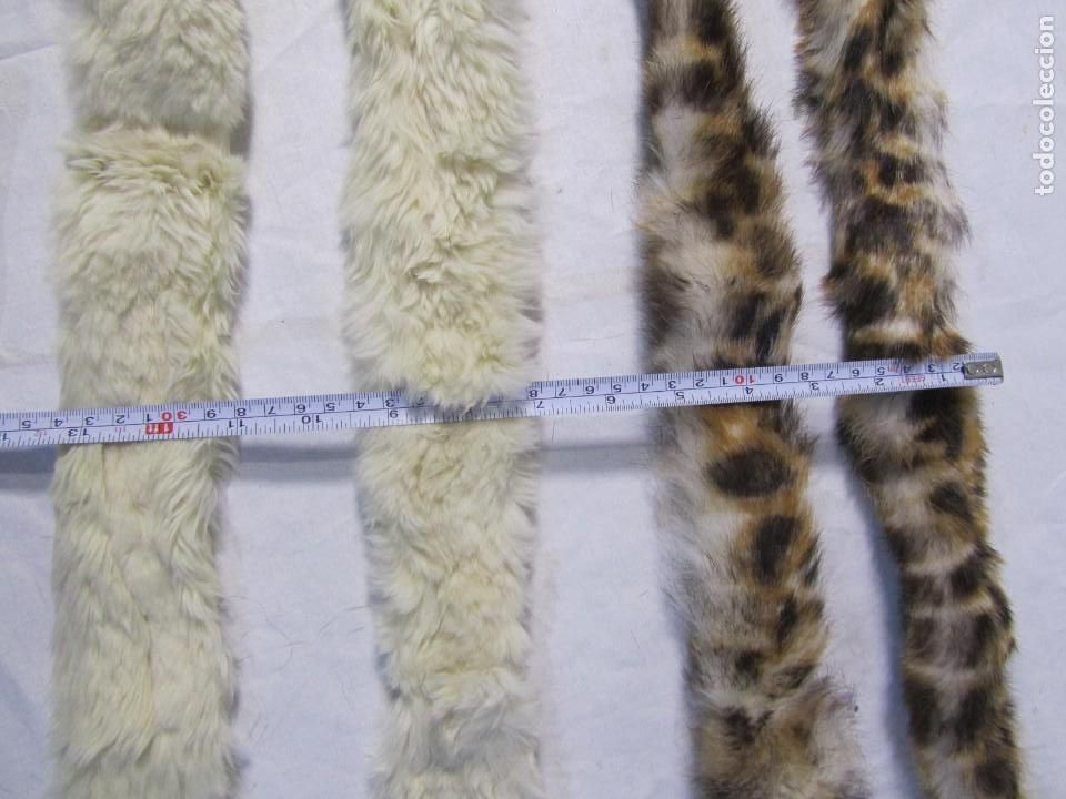 Vintage: 2 colas de piel largas 165 cm - Foto 8