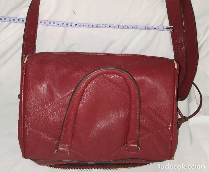 Vintage: BOLSO CUERO ROJO - Foto 1