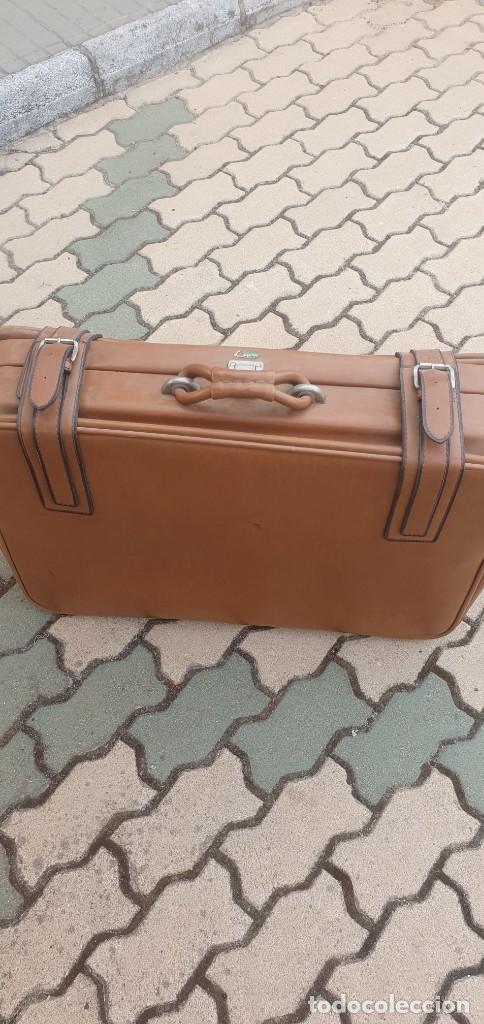 Vintage: Maleta vitange de piel - Foto 3