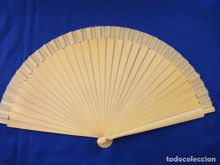 Vintage: Lote de 5 abanico, vintage de madera - Foto 4