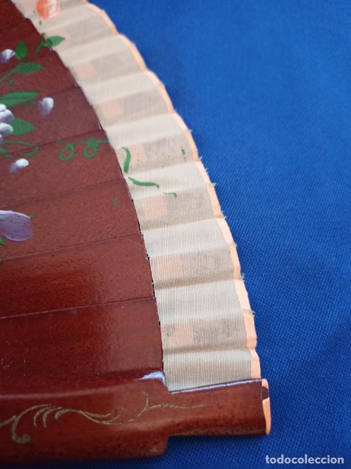 Vintage: Lote de 5 abanico, vintage de madera - Foto 6