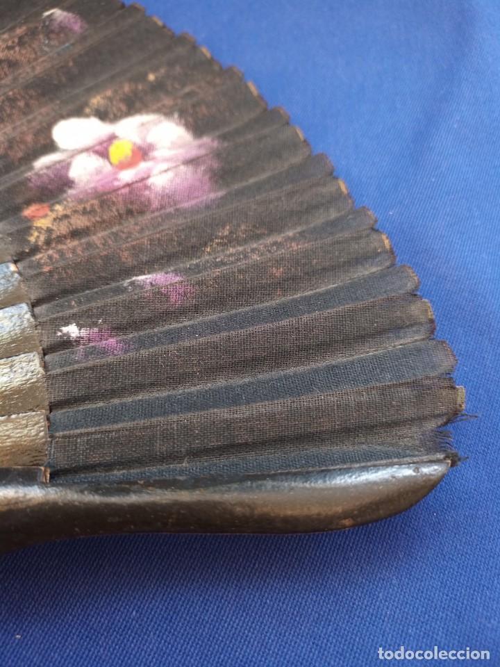 Vintage: Lote de 5 abanico, vintage de madera - Foto 12