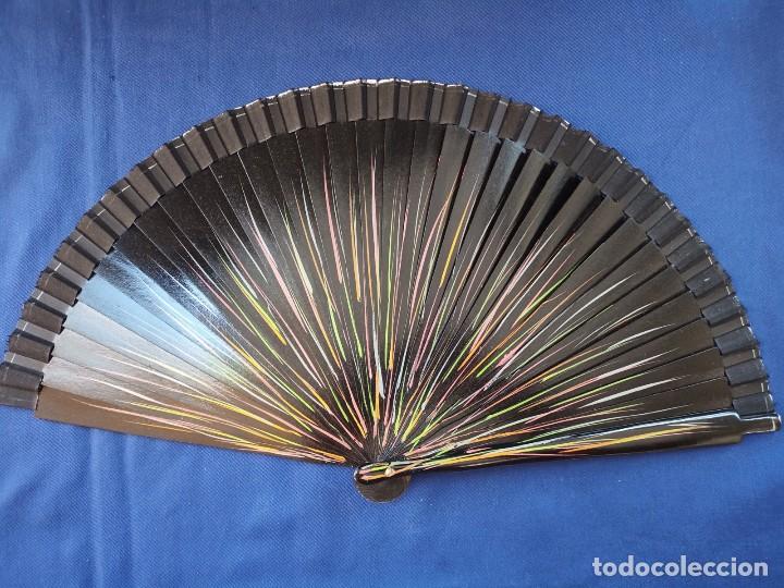 Vintage: Lote de 5 abanico, vintage de madera - Foto 19