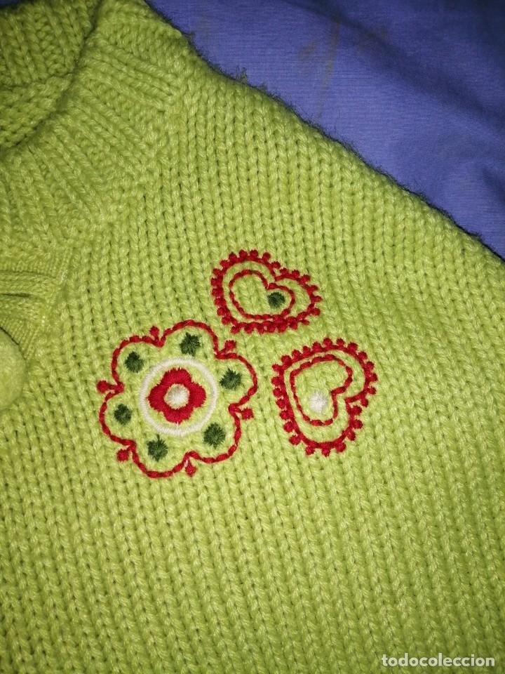 Vintage: Poncho para beb&eacute;s y mu&ntilde;eca - Foto 2