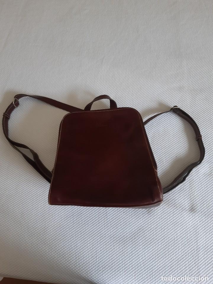 Vintage: Mochila piel marron - Foto 3
