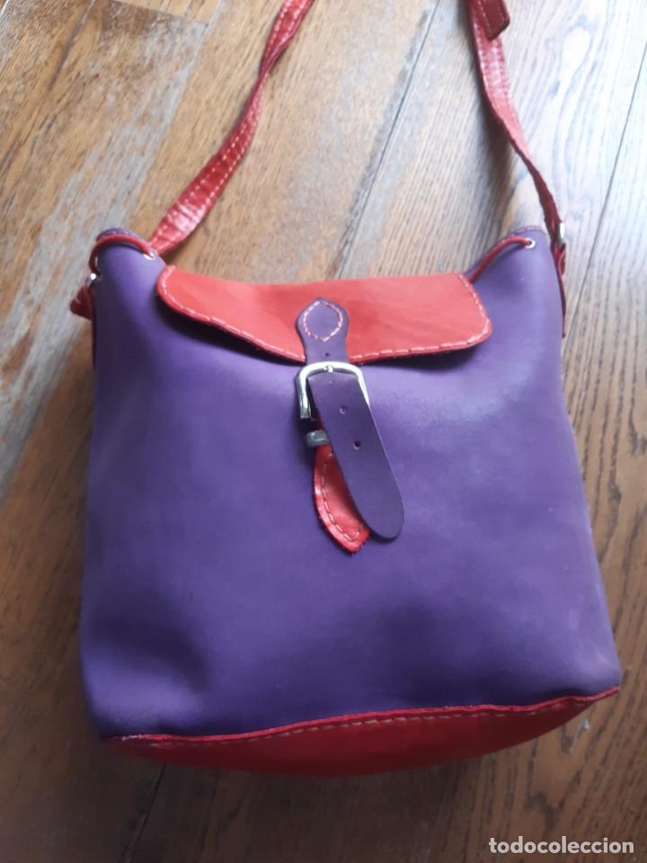 Vintage: Bolso de piel - Foto 2