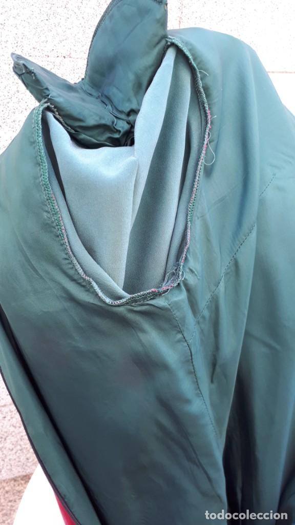 Vintage: VESTIDO CORTO DE SEDA ESTAMPADO CUADRANGULAR DE LOS A&Ntilde;OS 80 - Foto 6