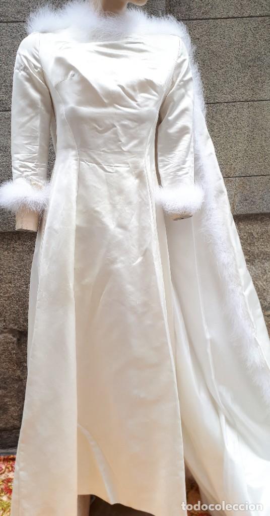 vestido de de satén color crudo princi - Compra venta en todocoleccion