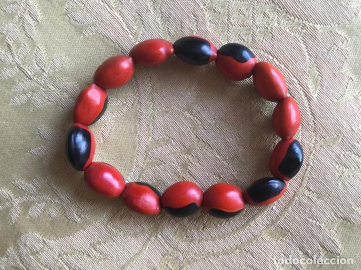 Vintage: PULSERA AMULETO PROTECTOR SEMILLAS - Foto 2