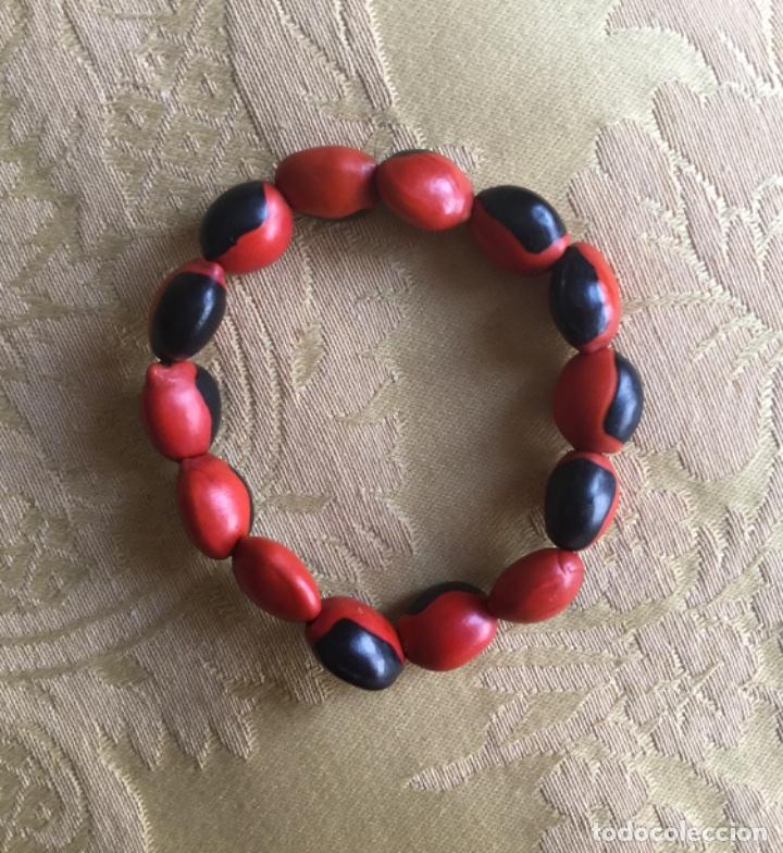 Vintage: PULSERA AMULETO PROTECTOR SEMILLAS - Foto 4