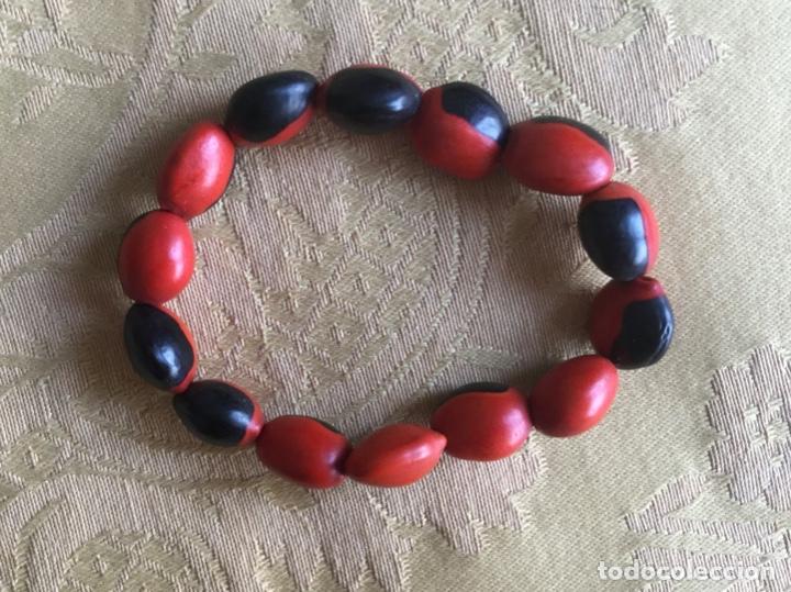 Vintage: PULSERA AMULETO PROTECTOR SEMILLAS - Foto 5