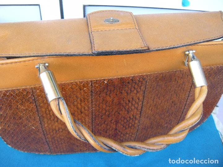 Vintage: BOLSO DE PIEL VINTAGE - Foto 4