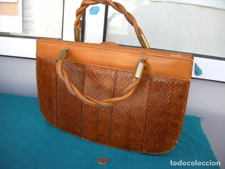 Vintage: BOLSO DE PIEL VINTAGE - Foto 1