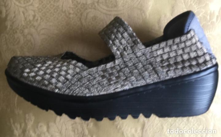 Zapatos cómodos cuña trenzados andy-z talla 38 - Vendido en Venta Directa -  209117997