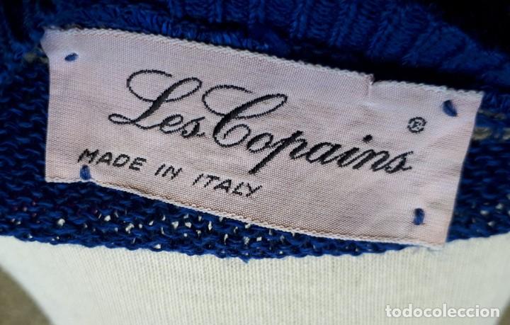 Vintage: CONJUNTO DE SUETER Y REBECA DE VERANO DE LINO Y LANA - Foto 6