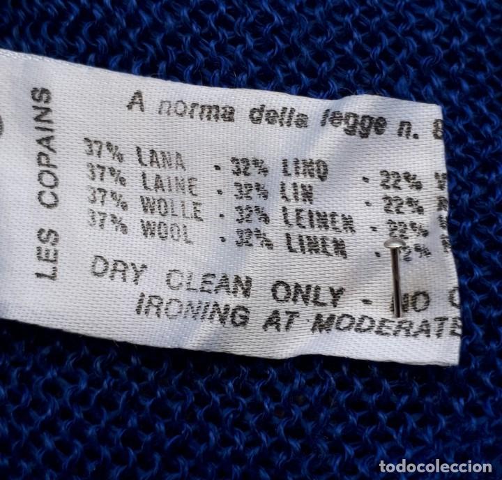 Vintage: CONJUNTO DE SUETER Y REBECA DE VERANO DE LINO Y LANA - Foto 7