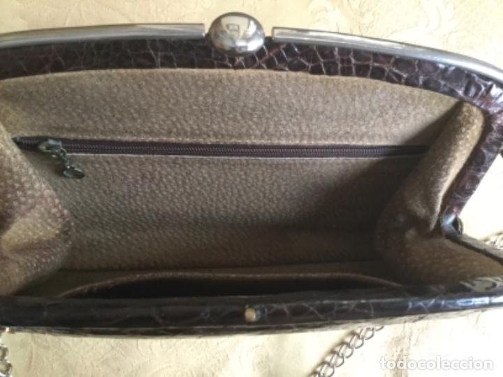 Vintage: ANTIGUO BOLSO DE COCODRILO - Foto 15