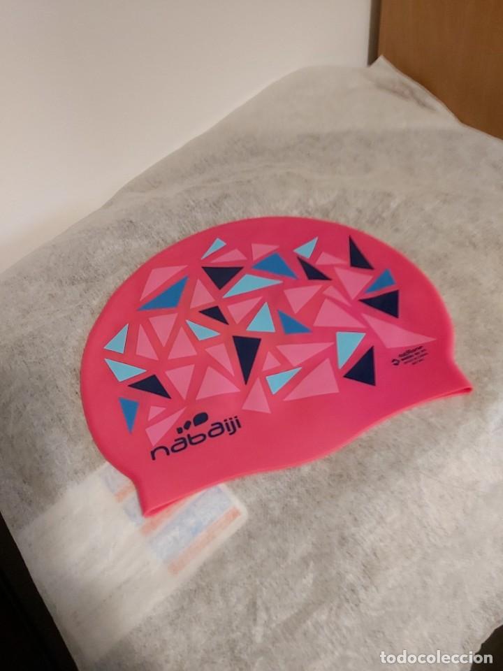 Vintage: Gorro de silicona para nadar. - Foto 1
