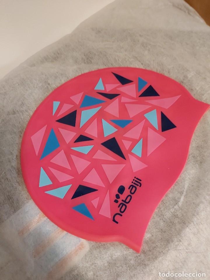 Vintage: Gorro de silicona para nadar. - Foto 2