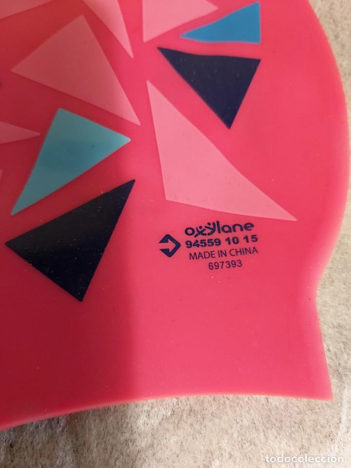 Vintage: Gorro de silicona para nadar. - Foto 3