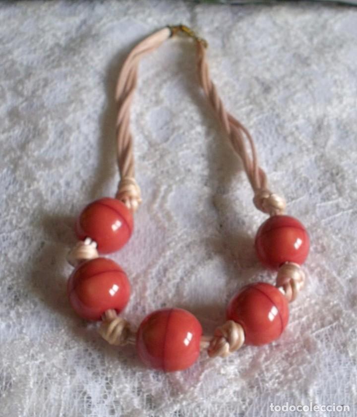 Vintage: COLLAR DE BOLAS-A&Ntilde;OS 70 - Foto 1
