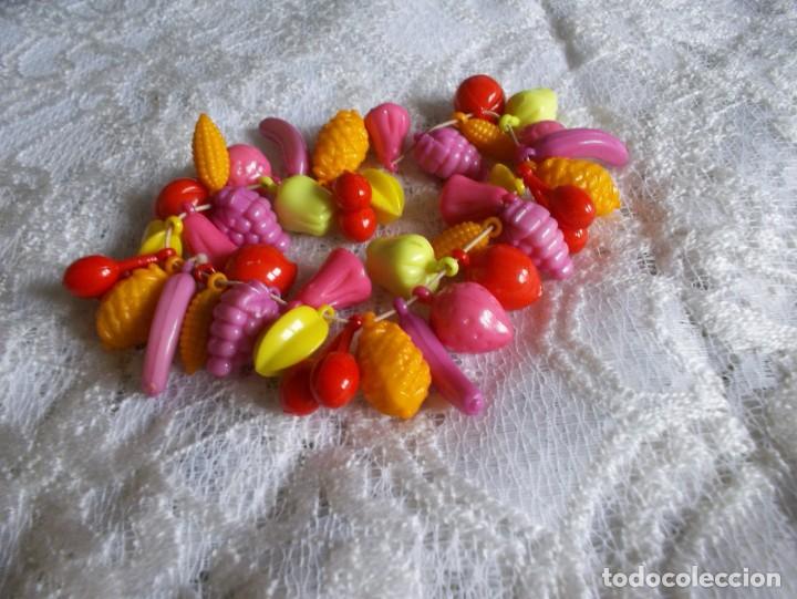 Vintage: ABALORIOS PARA COLLARES-CON FORMA DE FRUTAS-A&Ntilde;OS 90 - Foto 3