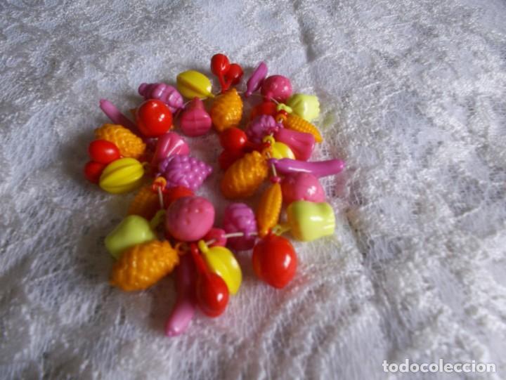 Vintage: ABALORIOS PARA COLLARES-CON FORMA DE FRUTAS-A&Ntilde;OS 90 - Foto 4