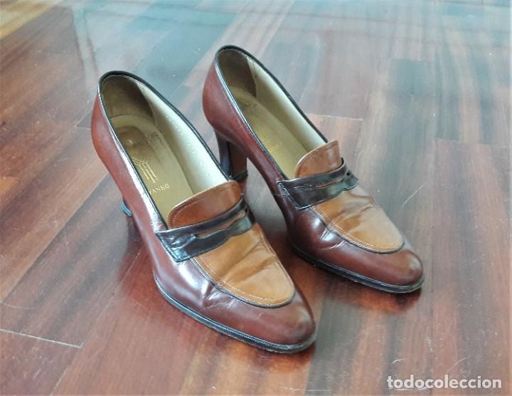 zapatos yanko de mujer, estilo mocasín en - Accessoires vintage todocoleccion