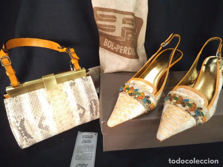 Vintage: BOLSO PIT&Oacute;N CALABAZA - Foto 6
