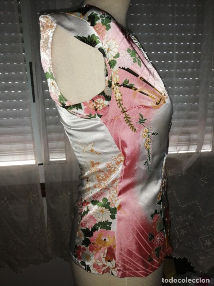 Vintage: Blusa satinada - Foto 7