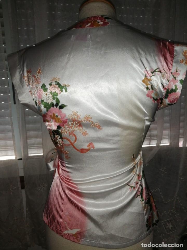 Vintage: Blusa satinada - Foto 8