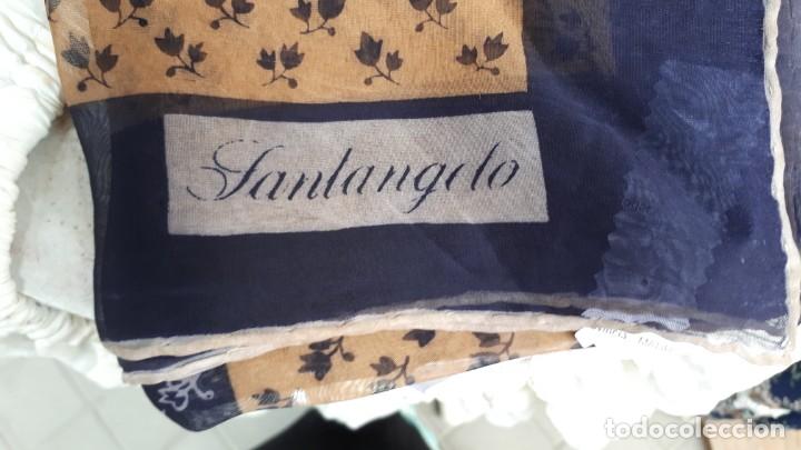 Vintage: PA&Ntilde;UELO DE GASA DE SEDA DE SANTANGELO. - Foto 2