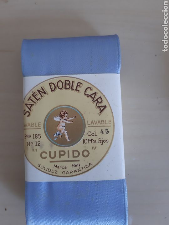 Vintage: Cinta de saten Cupido - Foto 2