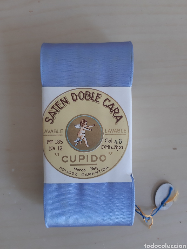 Vintage: Cinta de saten Cupido - Foto 5