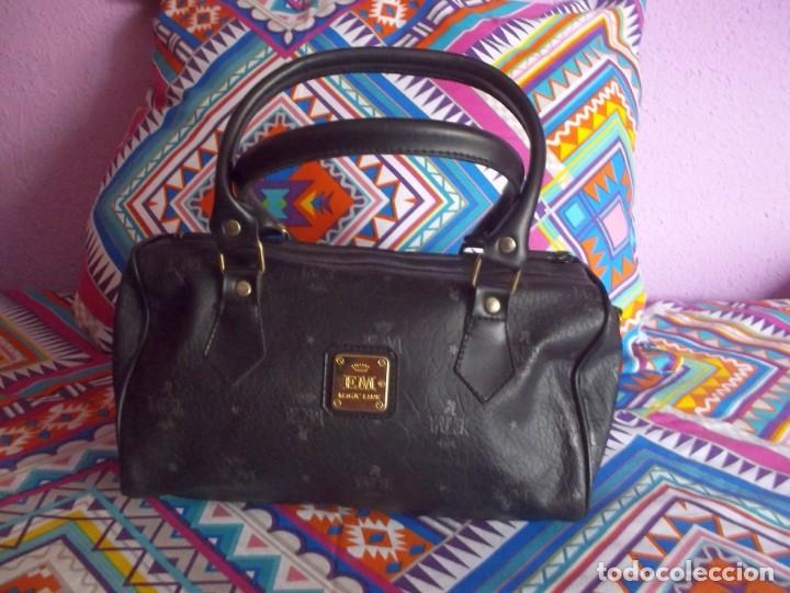 Vintage: BOLSO NEGRO DE LOS A&Ntilde;OS 80 - Foto 3