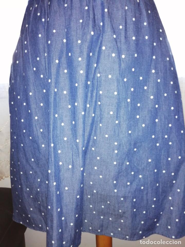 Vintage: Vestido vaquero, mini berry - Foto 5