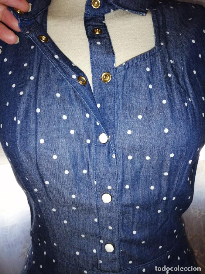 Vintage: Vestido vaquero, mini berry - Foto 14