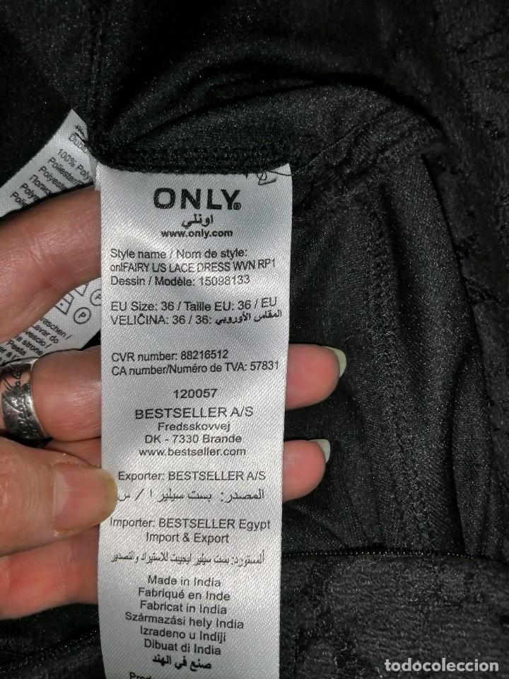 Vintage: Vestido negro marca Only - Foto 10