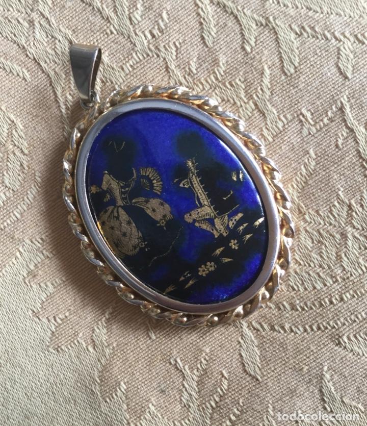 Vintage: MEDALL&Oacute;N VINTAGE DE ESMALTE - Foto 3