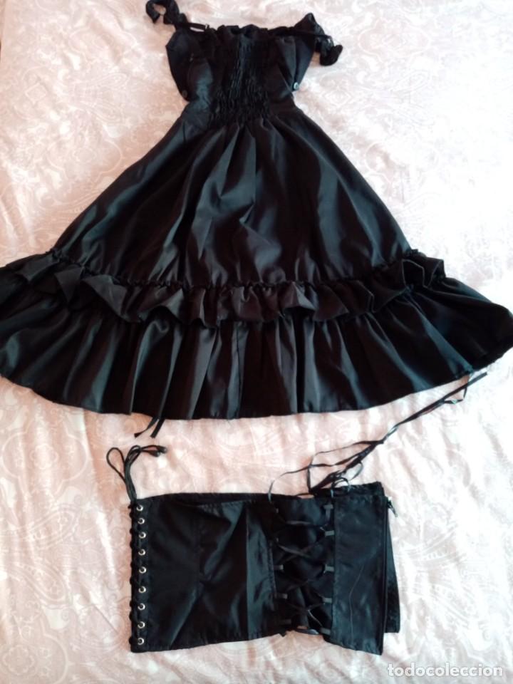 vestido gótico negro corsé. talla preci - Acheter Vêtements vintage pour femmes sur todocoleccion
