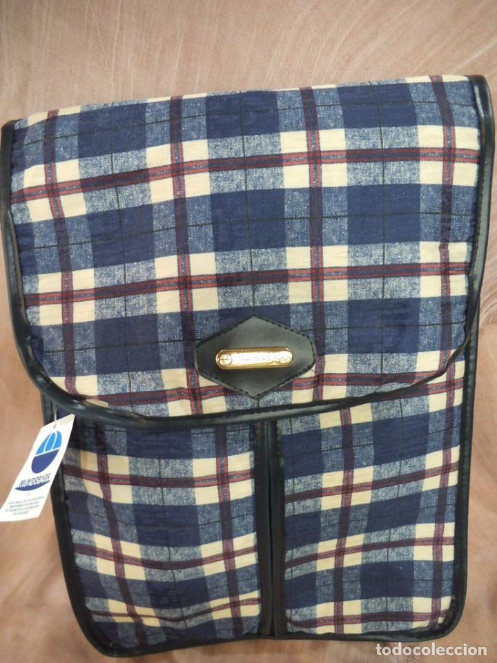 Vintage: JUEGO DE VIAJE AZUL CUADROS - Foto 3
