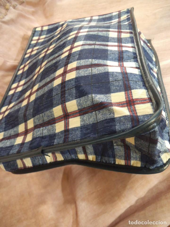 Vintage: JUEGO DE VIAJE AZUL CUADROS - Foto 4