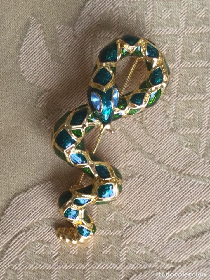 Vintage: BROCHE VINTAGE CON FORMA DE SERPIENTE - Foto 9